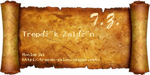 Trepák Zalán névjegykártya