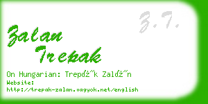 zalan trepak business card